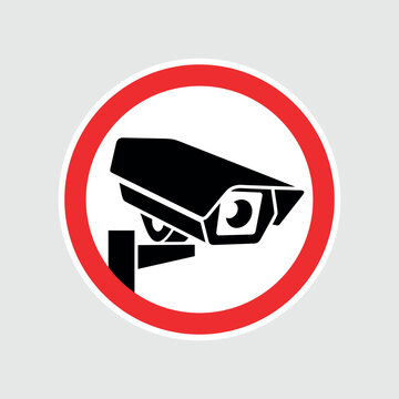 recommend clip art: Video surveillance sign. Video camera icon. Symbol of surveillance, security, safety or video recording.