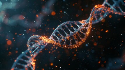 DNA molecule background. Science and medical background.