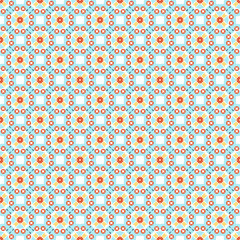 Multi color seamless abstract pattern. Background and backdrop. Multi Colored. Colorful ornamental design. Colored mosaic ornaments. Vector graphic illustration.