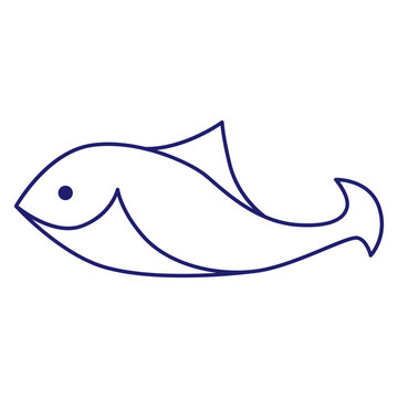 recommend clip art: Minimal fish icons showing aquatic animals with various fins, scales, tails and gills swimming in water, as a skeleton or in a bowl. Thin line art about fish. Editable Stroke. Fish icon line. Eps 10
