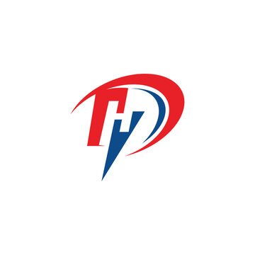 Power Letter P Logo Vector