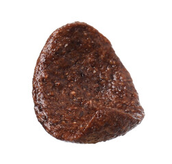 Breakfast cereal. Chocolate corn flake isolated on white