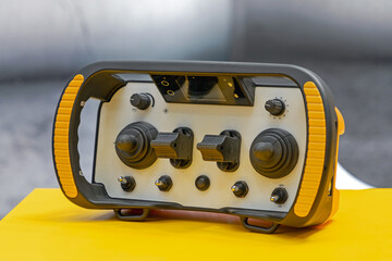 Wireless Rugged Remote Control Unit for Construction Machine © markobe