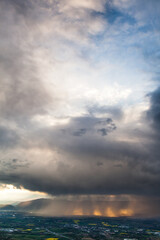 Naklejka premium Soir d'orage 