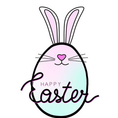 easter bunny with eggs © betania