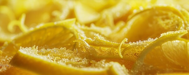 lemon zest background.