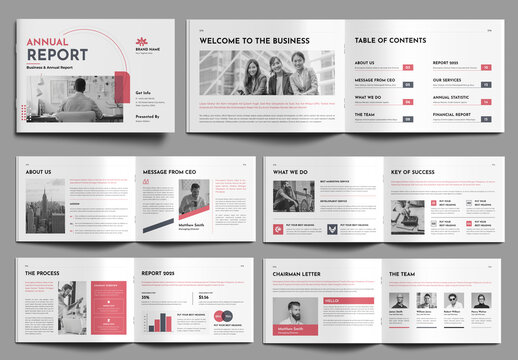 Annual Report Brochure Landscape