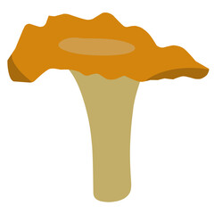 Drawing Mushroom Cartoon Colorful