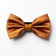 Stylish bow tie on a white background сreated with Generative Ai