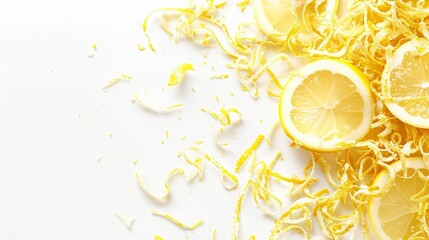 lemon zest background.