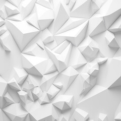 An abstract white background with 3D waves, soft edges and curves that highlight the play of light on smooth surfaces. The composition is balanced, demonstrating the elegance of lines and the beauty o