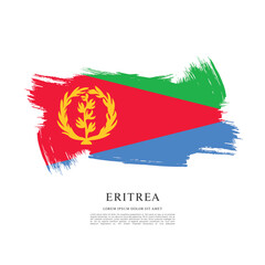 Obraz premium Flag of Eritrea