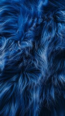 Obraz premium blue fur background.
