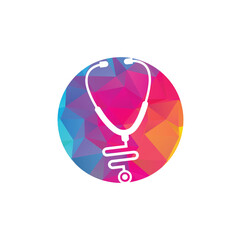 Stethoscope logo. medical icon. health symbol