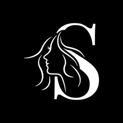 Letter S minimalist logo and icon design