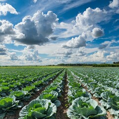 Cabbage Symphony: Nature's Melody of Abundant Harvest