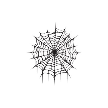 Vector Spider Cobweb Silhouettes Weaving Elegance and Intrigue in Design, spider cobweb vector.