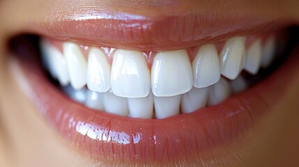 Close-up of a smile with braces