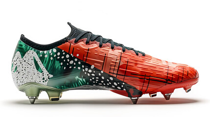 Vibrant Soccer Shoe With Colorful Design