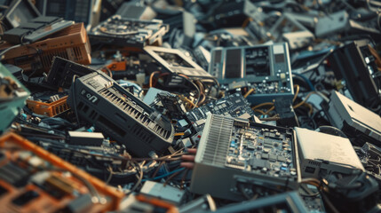 Electronic Waste Ready for Recycling