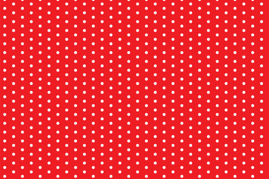 simple abstract white color small polka dot pattern on rose red color background, perfect for background, wallpaper, texture
