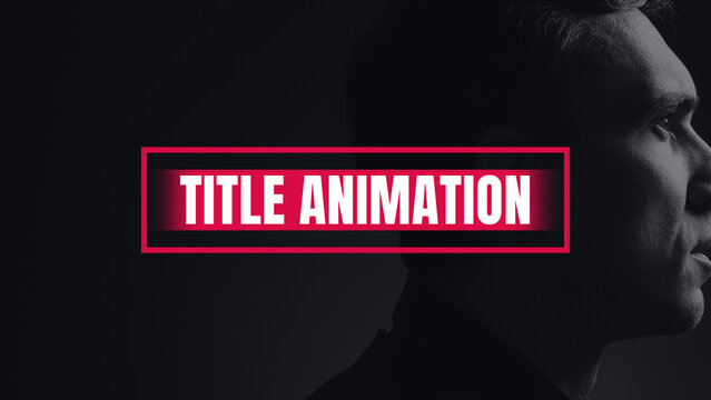 Stylish and Minimal Title Animation with Box Design