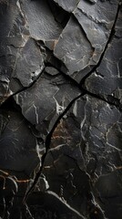 Close Up of Rock With Cracks