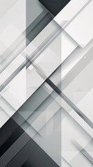 Abstract Black and White Squares Background