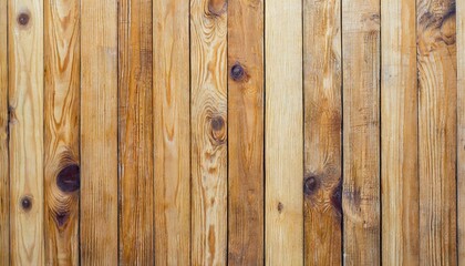 texture of the pale orange wall made of knotty sanded wooden boards as a retro natural background - obrazy, fototapety, plakaty
