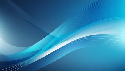 blue smooth tech wavy background