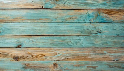 beautiful pastel blue and beige color texture of old cracked wooden boards horizontal artistic...