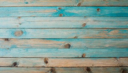 beautiful pastel blue and beige color texture of old cracked wooden boards horizontal artistic...