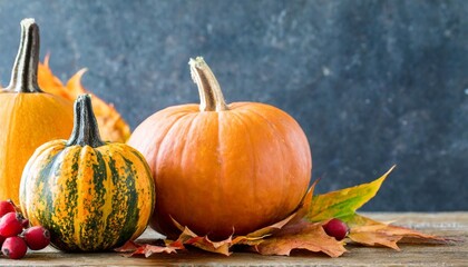 happy thanksgiving thanksgiving pumpkins and autumn leaves thanksgiving food party thanksgiving concept thanksgiving background thanksgiving theme