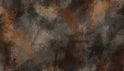 dark artistic canvas backdrop abstract grunge background with dark grey and brown stains - obrazy, fototapety, plakaty