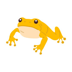 Vector illustration cute doodle baby frog for digital stamp,greeting card,sticker,icon, design