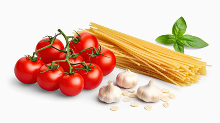 Traditional Italian linguini pasta - Powered by Adobe