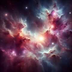 
cinematic image of a nebula in space - obrazy, fototapety, plakaty