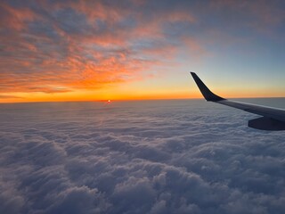 Obraz premium airplane in the sky