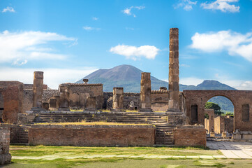 Ancient ruins of Pompeii, Italy