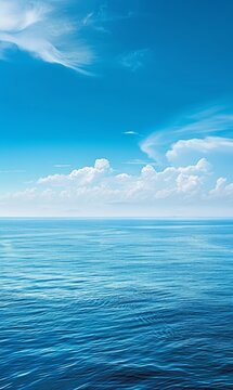 sky and sea background.