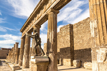 Ancient ruins of Pompeii, Italy
