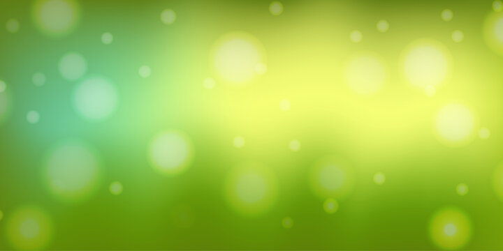 Nature green abstract gradient background. Vector illustration