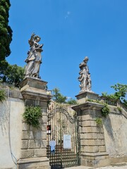 Obraz premium Exploring Monsellice. Cities in Italy. Traveling Europe. Art and architecture 