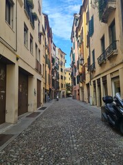 Streets in Padova, Italy. Exploring Europe. Art and architecture 