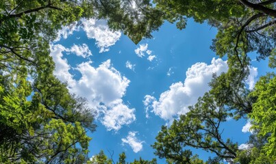 Obraz premium Green leaves background with heart symbol. Ecology concept