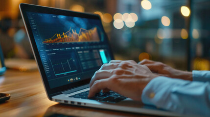 Stock trading investor, financial advisor or bank analyst working analysing exchange market charts report document with pen in hand investing money in finances market analysing data on paper, closeup.