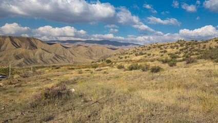 Fototapeta na wymiar View of the mountains in Armenia