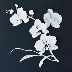 Schilderijen op glas iris flower © quinn