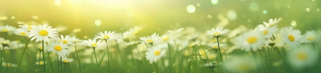 Foto op Plexiglas grass with sun green grass and sun grass and sun © Nature
