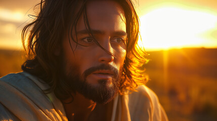 AI-generated illustration of Jesus, Yeshua, the chosen